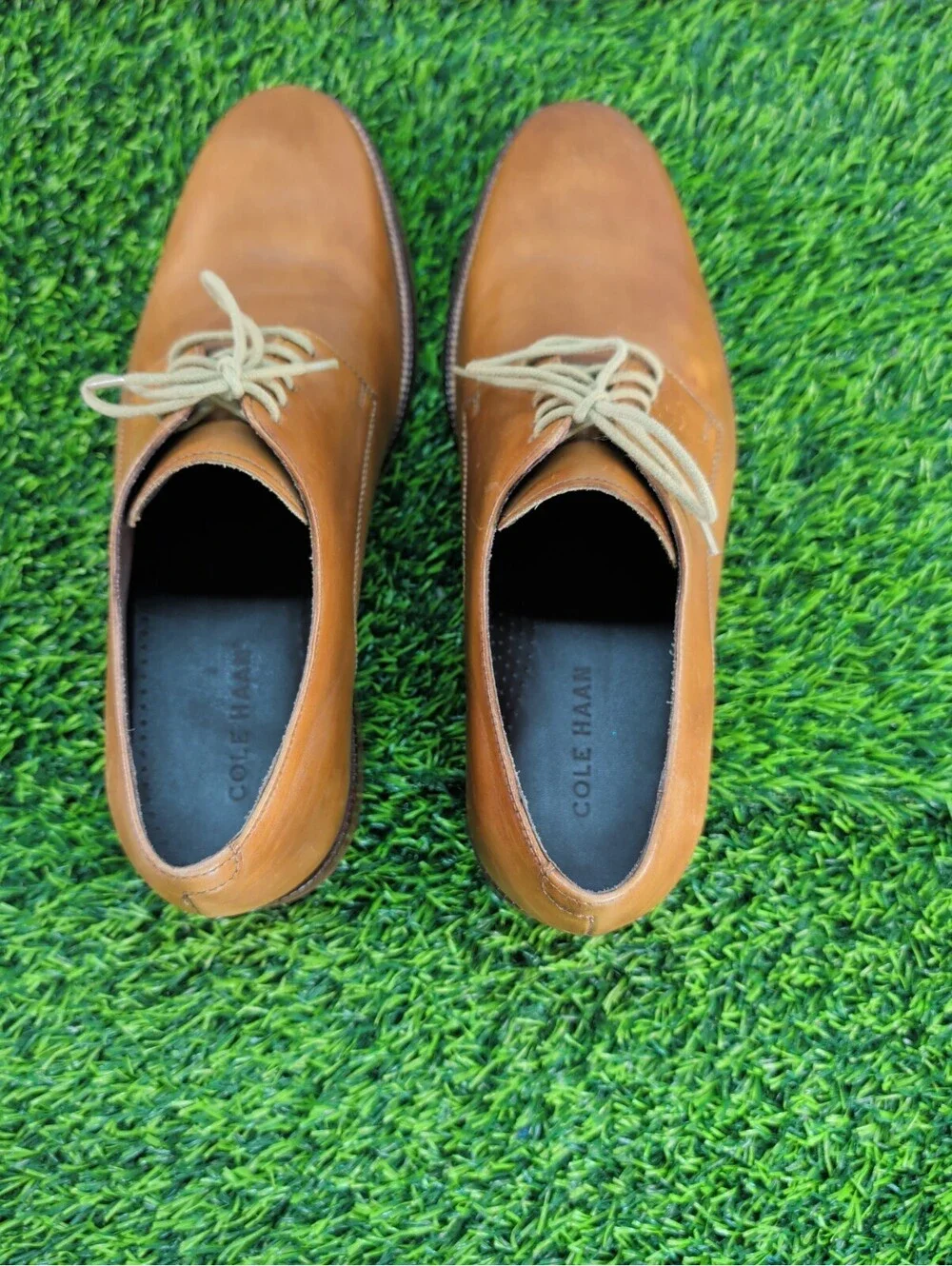 Cole Haan Men's Williams Plain Toe Leather Oxford Dress Shoes SZ 9M C12206 FB16